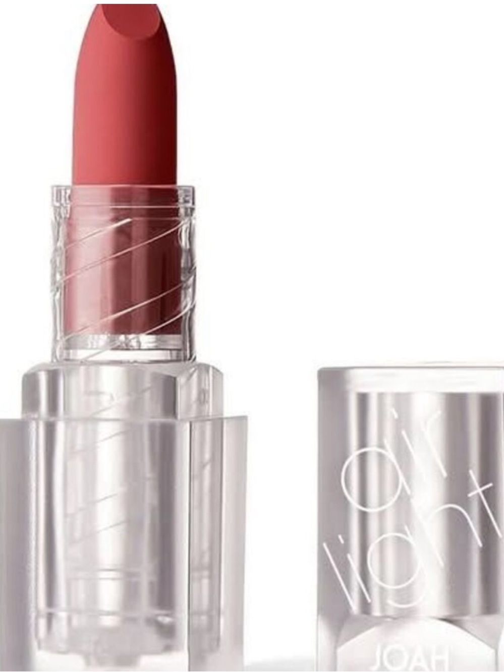 Joah Air Light Satin Lipstick in shade Fireworks fiery red vegan new
